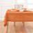 100% Pure Linen Hemstitch Table Throw - Classic Hemstitch-111758772