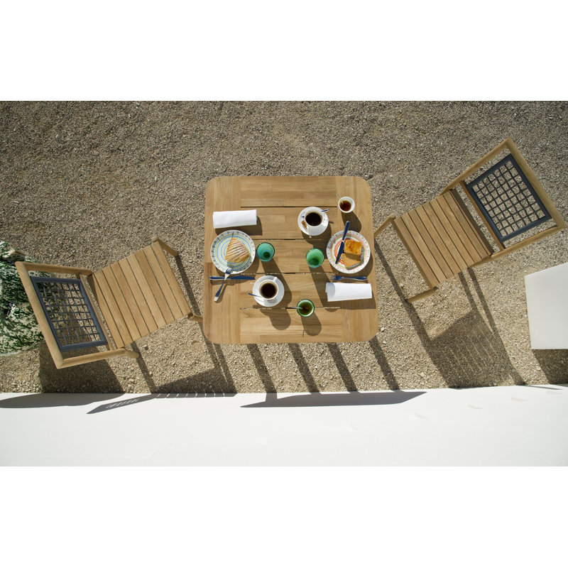 Pevero Outdoor Square Teak Dining Table
