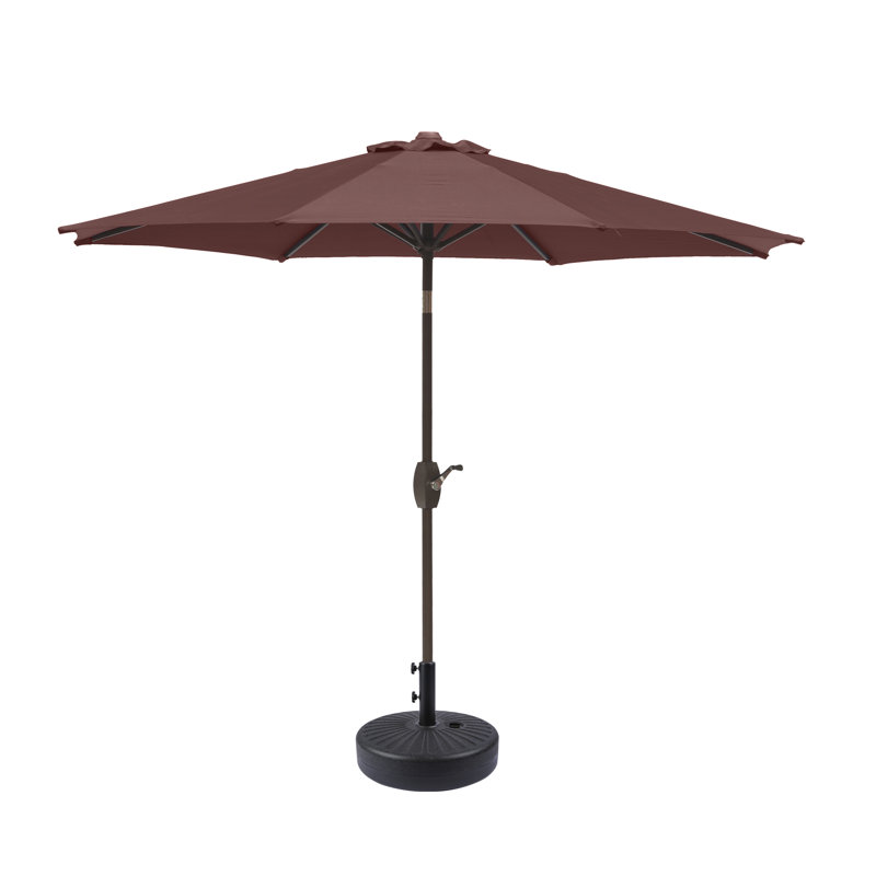 Parasol de marché 108 "Pierpoint, Noir, Café