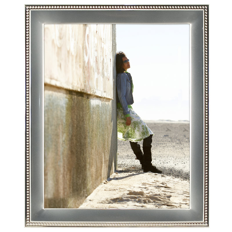 Cadre photo Alfs, 8 po x 10 po, Argent