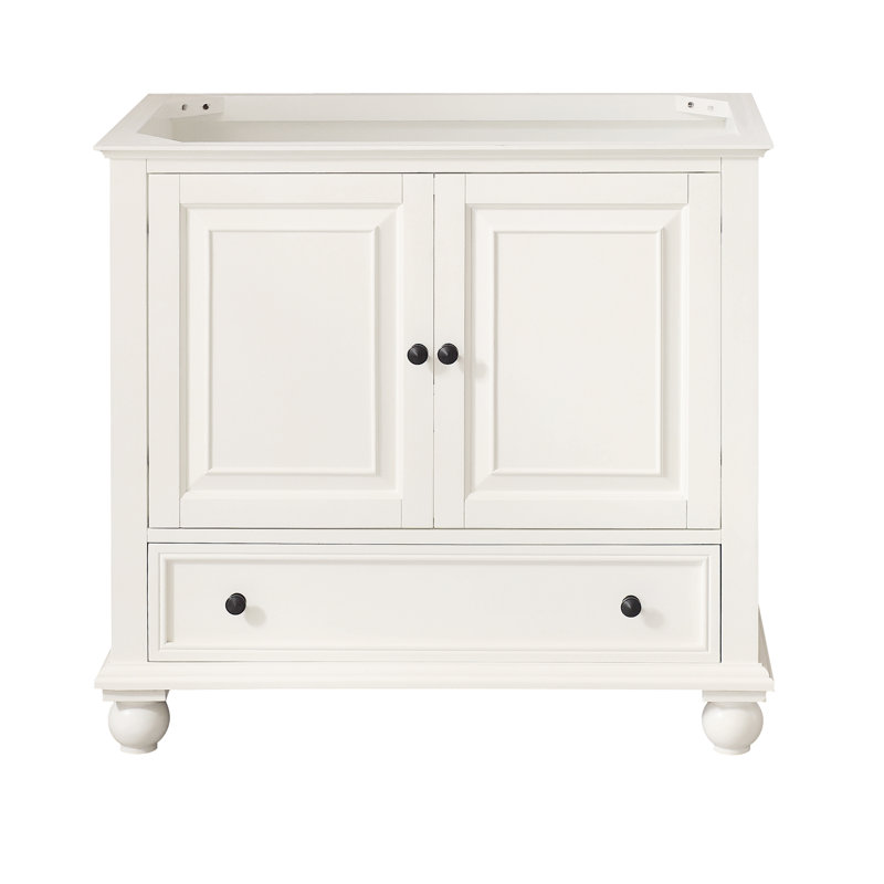 Magruder 36'' Single Bathroom Vanity Base Only, French White