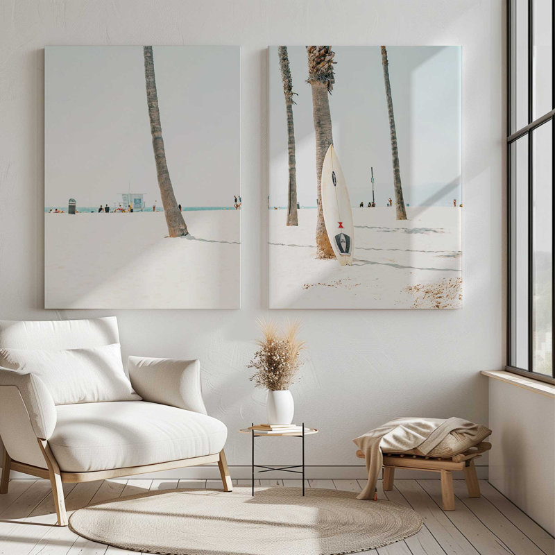Sur la côte | Impression sur toile 2 panneaux, H 40 po x l 60 po