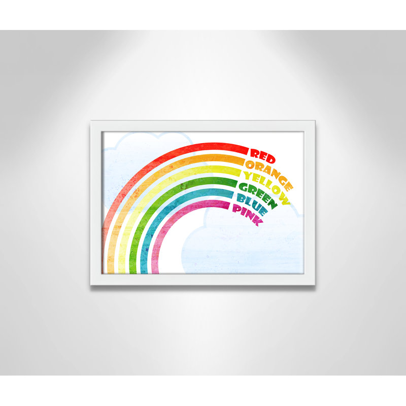 Art sur toile, couleurs, 14" H x 10" W x 1.18" D, Encadré de boîte blanc