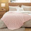 Jeté de lit simple / simple TG pour lit de dortoir et canapé-lit super doux - rose cristal (60 x 80) - cadeau idéal pour les étudiants-105503905-105503903