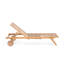 Wooler 195cm Long Reclining Acacia Single Chaise