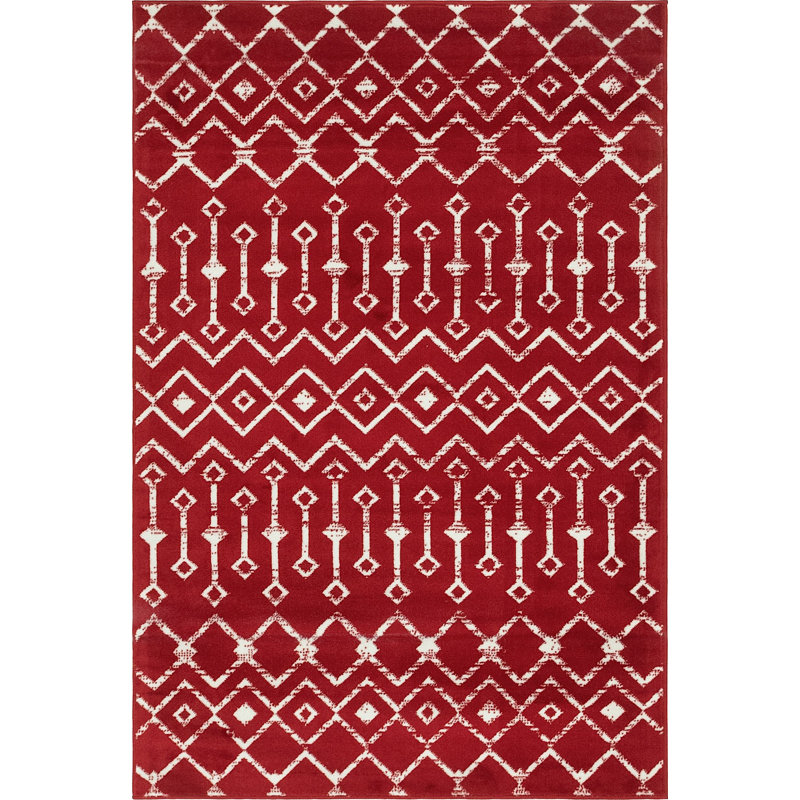 Aemtenan Abstract Indoor Rug, Rectangle 4' x 6'