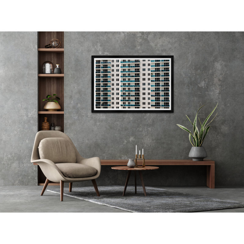 Palm Tree Balcony Print by Tim Klein