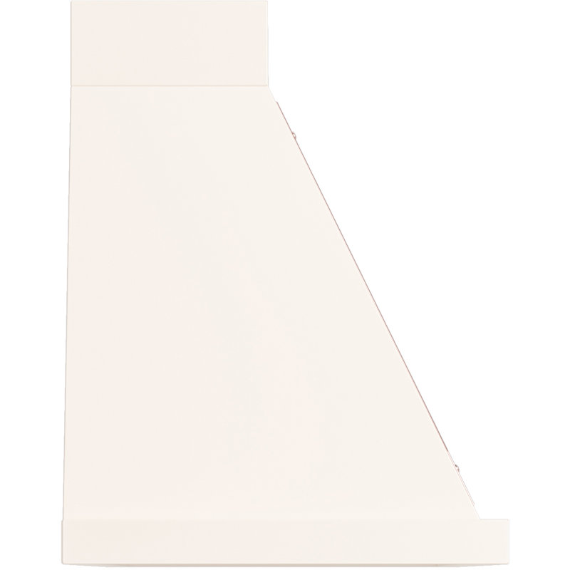 ILVE Nostalgie II Series Noblesse 48 inch Wall Mount Range Hood with 600 CFM, Antique White/Copper