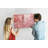 Magnetic Memo Board Whiteboard - 90 x 60 cm - With Marker and Magnets - Triangles abstraction-656892627