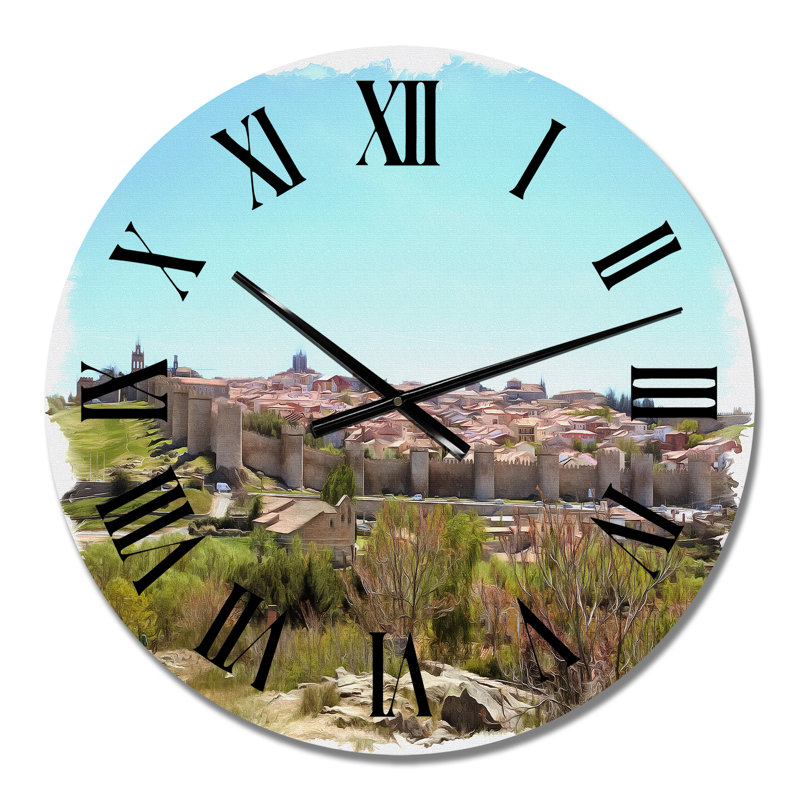 Horloge murale très grande, Moyen