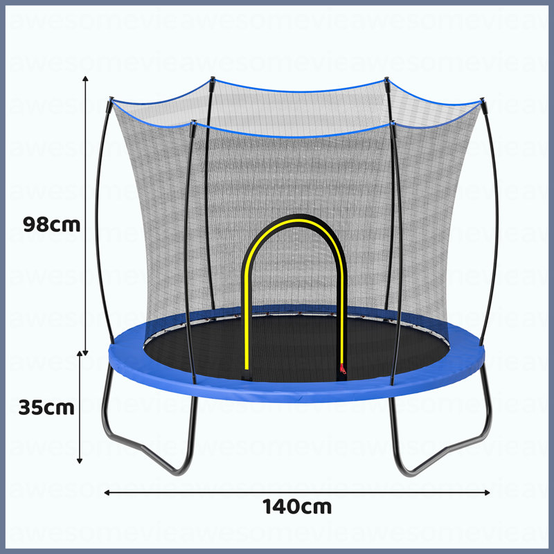 Trampoline rond 55 po - bleu printemps, Bleu