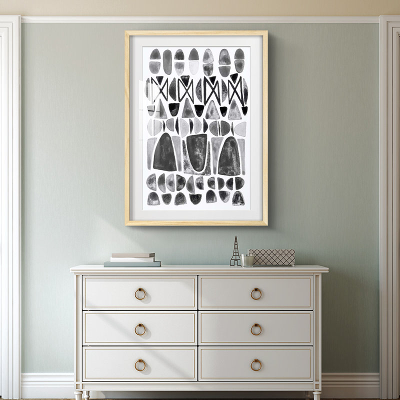Grey Arches III -Framed Print, 25.5" H x 17.5" W, Natural