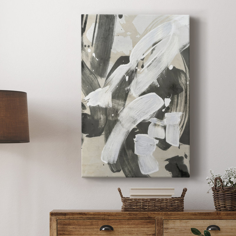 Encre lavée à l'encre II - galerie Cavas sur mesure, H 18 po x l 12 po