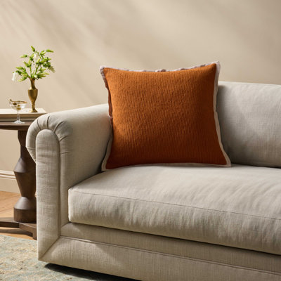 Coussin décoratif rouille Loloi