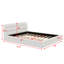 Lit plateforme en tissu d'ameublement-81299738