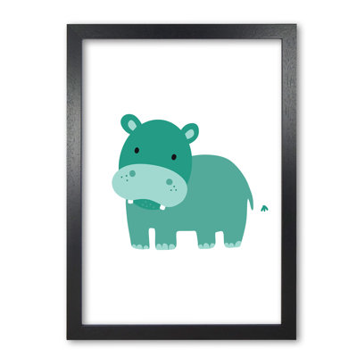 Children's Animals, Hippo - Print