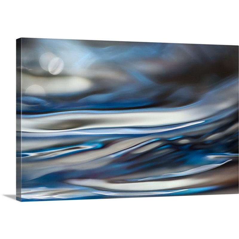 « moon water », reproduction d’impression sur toile, H 12 po x l 18 po x P 1,5 po