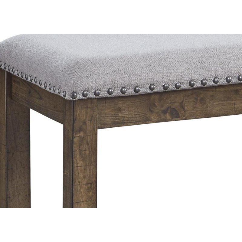 Hadubert Fabric Upholstered Bench