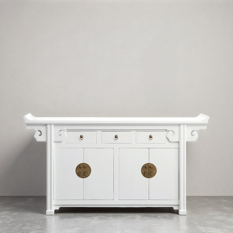 Meuble télé simple blanc