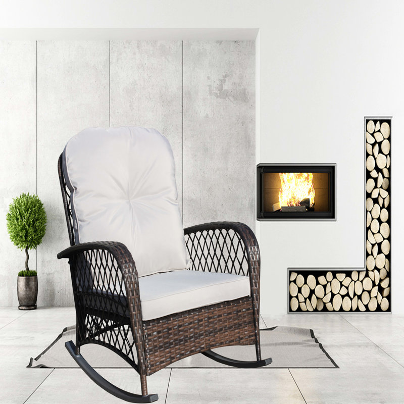 Chaise d'extérieur avec coussin et siège