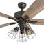 Ventilateur de plafond Aspen Pines 52 pi avec kit d'éclairage-28221126