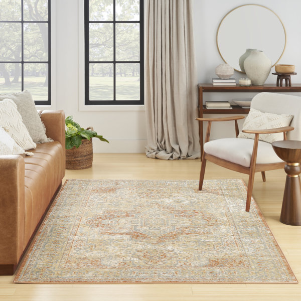 Langley Street Nourison Essentials Persian Beige/Rust Indoor/Outdoor ...
