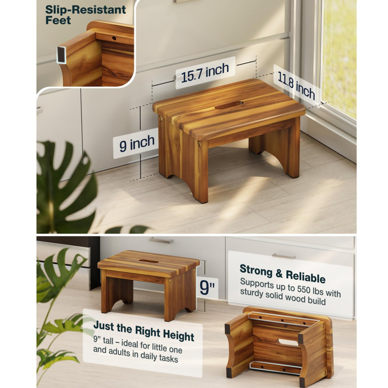 Marchepied en bois