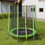 Coissy Metro Lane 140cm Hexagon Backyard Trampoline with Safety Enclosure