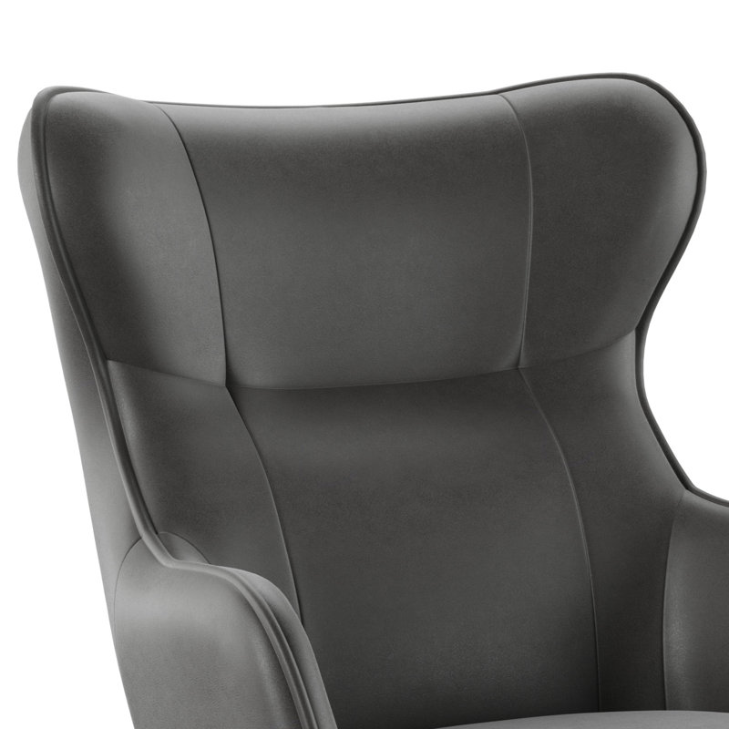 Rainer Upholstered Accent Chair, Set Of 2, Black