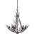6 - Light Dimmable Tiered Chandelier