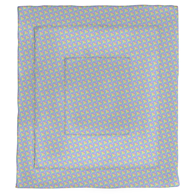 Édredon réversible simple Katelyn Elizabeth, Édredon simple, Gris