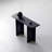 A console table with natural texture-338760716
