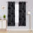 Albhie Geometric Room Darkening Thermal Curtain Panels-2055917427-2114873224