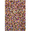 Rectangle Geometric Cowhide Hand Woven Area Rug-24451678