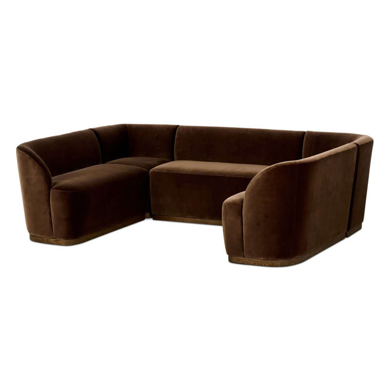 Dorset Banquette U Shape 130, 31.5" H x 102.5" W x 76" D