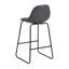 Ghillies Upholstered Counter Stool with Metal Frame