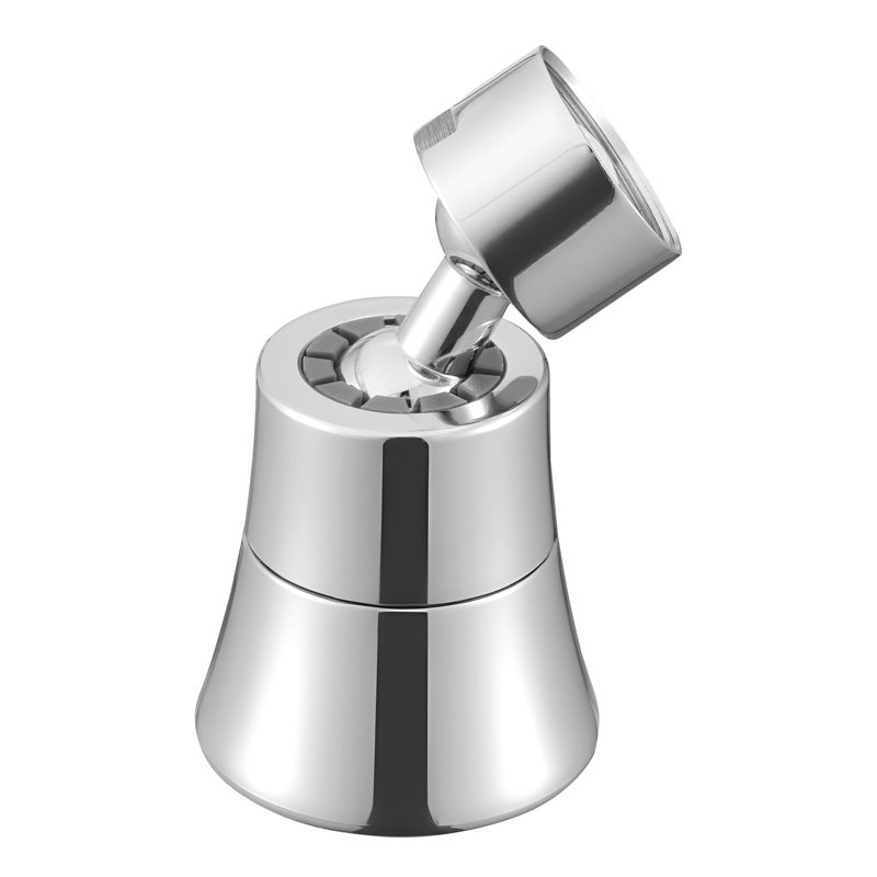 Faucet Aerator, 360° Swivel Kitchen Sink Aerator, 5-Function 5-Flow Sink Sprayer Attachment, Bathroom Faucet Extender Head Replacement For 15/16 Inch Female Thread With Adapter And 55/64 Inch Male