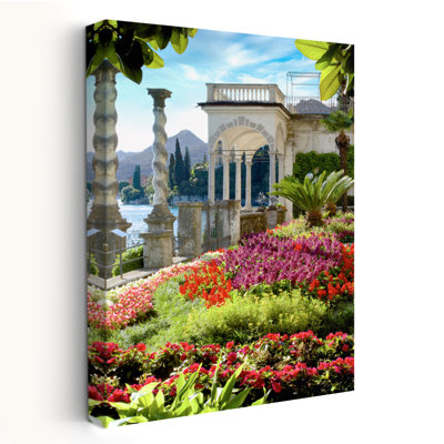 Giardino Sul Lago # 4 - paysages côtiers, jardins photographiques, Italie, lac, art