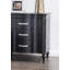 Table de chevet 1 pièce Glam