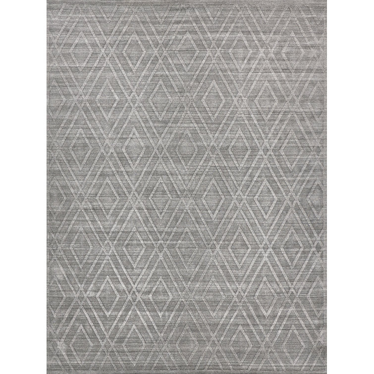 Castelli Geometric Area Rug in Gray