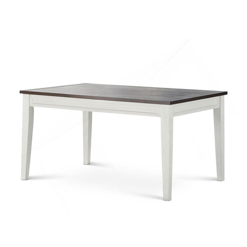 Caylie - Table de salle à manger Fix Top - Blanc