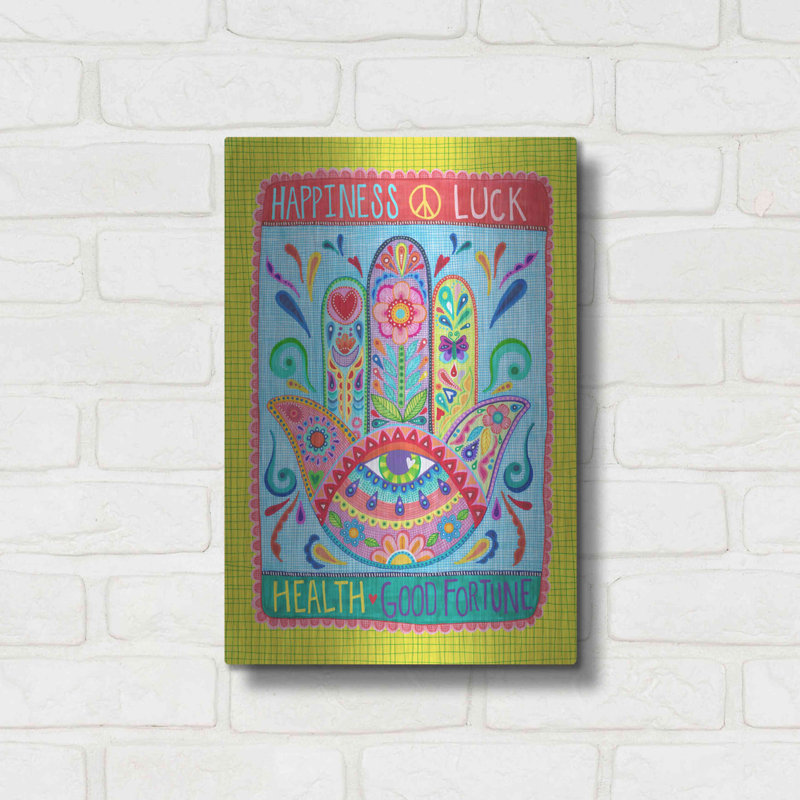 «Hamsa Of Happiness» par Hello Angel, H 16 po x l 12 po
