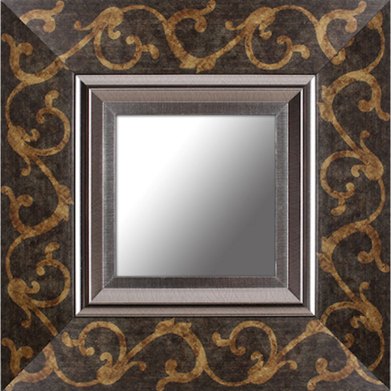 Fontana Wood Flat Wall Mirror