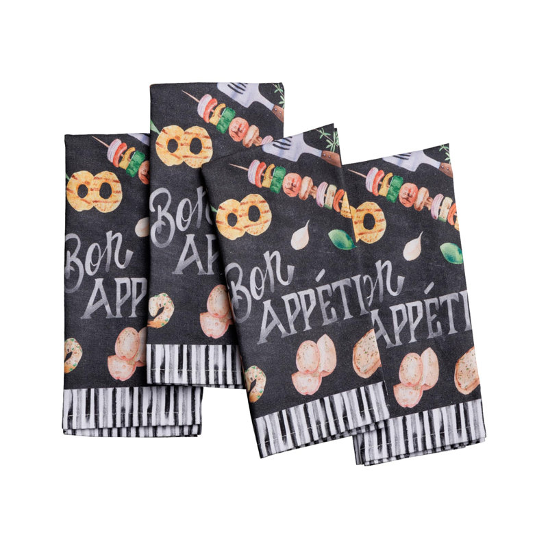 Maison d'Hermine Just Bbq 100% Cotton Everyday Napkin - 18" x 18"