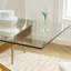 Tewksbury Glass Top Metal Base Dining Table-960640354-979384892