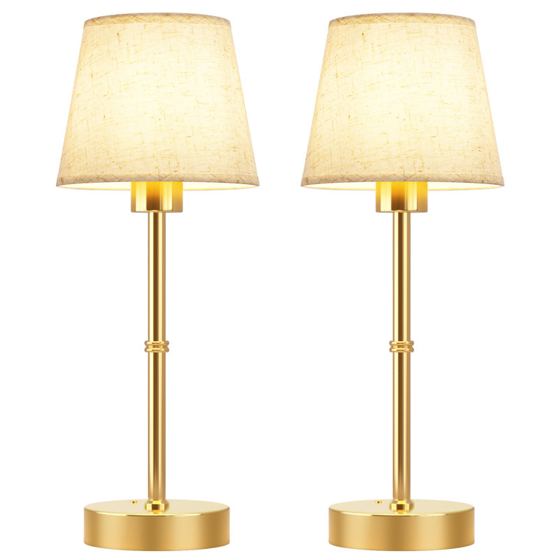Lampe de table à intensité variable sans fil à commande tactile pour salon, salle à manger, chambre à coucher