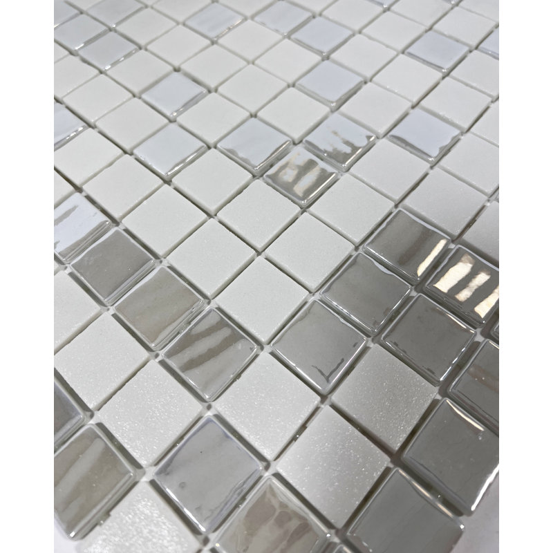Shine 12" x 12" Glass Mosaic Tile