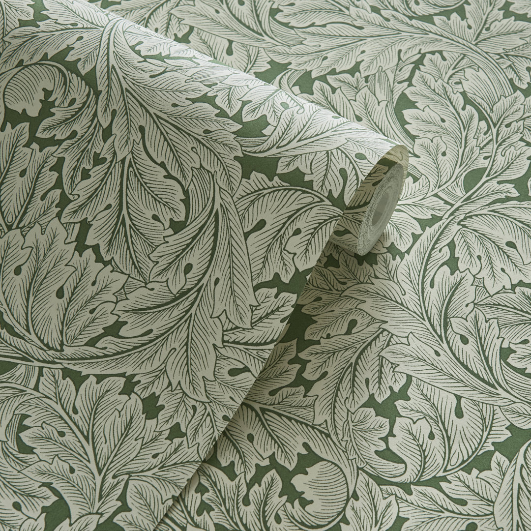 William Morris Acanthus Wallpaper Sage W0175/01 - Image 3