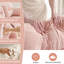 Canapé modulaire en chenille rose de conception ergonomique et confortable pour les chambres à coucher: tissu, siège et mobilier