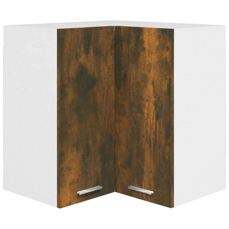 Hanging Corner Cabinet 57X57x60 Cm, Brown